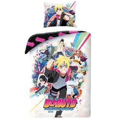 Boruto Naruto Next Generation Dekbedovertrek Next Generation - Eenpersoons - 140 x 200 cm  - Katoen