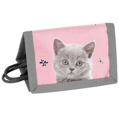 Animal Pictures Portemonnee Poesje - 12 x 8,5 x 1 cm - Polyester