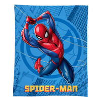 Spiderman Fleece plaid, Action - 125 x 150 cm  - Polyester
