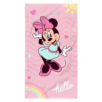 Disney Minnie Mouse Strandlaken Hello - 70 x 120 cm - Katoen