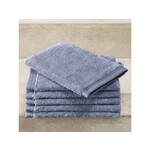 De Witte Lietaer Washandjes Contessa, Stone Blue - 16 x 21 cm - 6 stuks - Katoen