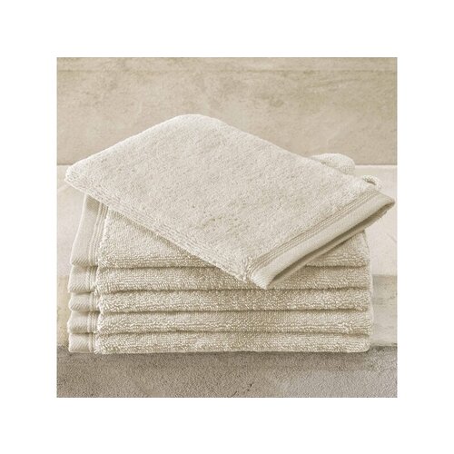 De Witte Lietaer Washandjes Contessa, Sand - 16 x 21 cm - 6 stuks - Katoen