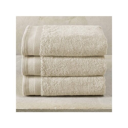 De Witte Lietaer Handdoeken Contessa, Sand - 50 x 100 cm - 3 stuks - Katoen