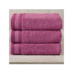 De Witte Lietaer Handdoeken Contessa, Magenta - 50 x 100 cm - 3 stuks - Katoen