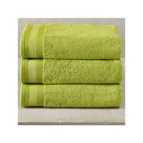 De Witte Lietaer Handdoeken Contessa, Lime Green - 50 x 100 cm - 3 stuks - Katoen