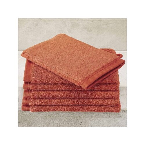 De Witte Lietaer Washandjes Contessa, Burnt Orange - 16 x 21 cm - 6 stuks - Katoen