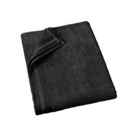 De Witte Lietaer Badlaken Contessa, Black - 100 x 150 cm - Katoen