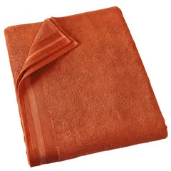 De Witte Lietaer Badlaken Contessa, Burnt Orange - 100 x 150 cm - Katoen