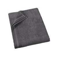 De Witte Lietaer Badlaken Contessa, Dark Grey - 100 x 150 cm - Katoen