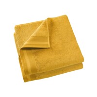 De Witte Lietaer Badlaken Contessa, Golden Yellow - 70 x 140 cm - 2 stuks - Katoen