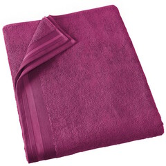 De Witte Lietaer Badlaken Contessa, Magenta - 100 x 150 cm - Katoen