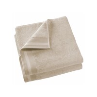 De Witte Lietaer Badlaken Contessa, Sand - 70 x 140 cm - 2 stuks - Katoen