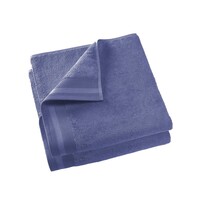 De Witte Lietaer Badlaken Contessa, Sapphire Blue - 70 x 140 cm - 2 stuks - Katoen