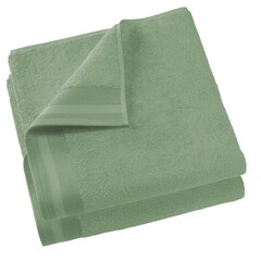 De Witte Lietaer Badlaken Contessa, Sea Green - 70 x 140 cm - 2 stuks - Katoen