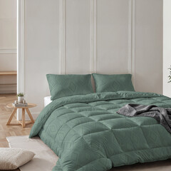 Sleeptime All-in one Lazy dekbed Dorian Groen - Met Kussenslopen