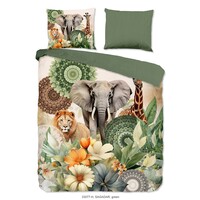 HIP Dekbedovertrek Sagadar - katoen-satijn no.33077 groen