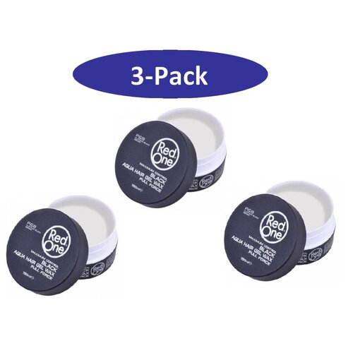 Red One 3-Pack - Wax 150g (zwart)