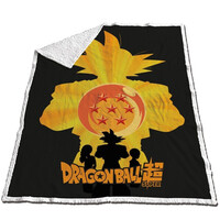 Dragon Ball Z Dragon Ball Fleeceplaid, Red Ribbon - 130 x 170cm - Sherpa Fleece