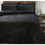 Sleeptime Dekbedovertrek Glamour Flanel Sprankle Foil Zwart