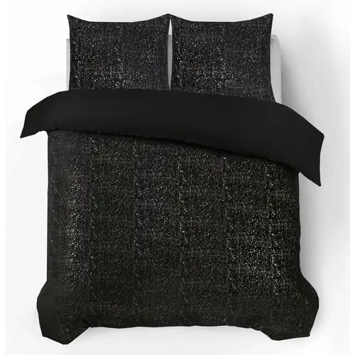 Sleeptime Dekbedovertrek Glamour Flanel Sprankle Foil Zwart