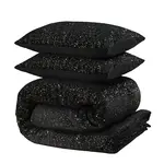 Sleeptime Dekbedovertrek Glamour Flanel Sprankle Foil Zwart
