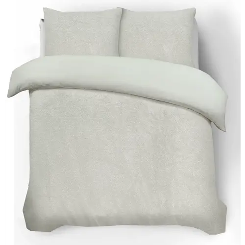 Sleeptime Dekbedovertrek Glamour Flanel Deco Foil Creme