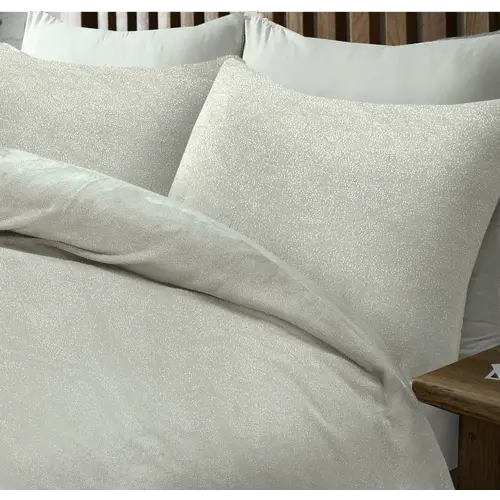 Sleeptime Dekbedovertrek Glamour Flanel Deco Foil Creme