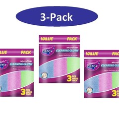 Parex 3-Pack - D Microfiber Schoonmaak Doekjes 3st. (190945