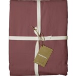 Matt & Rose Matt & Rose Dekbedovertrek Bordeaux rood - 260 x 240 + 2x 65 x 65 cm - Gewassen katoen