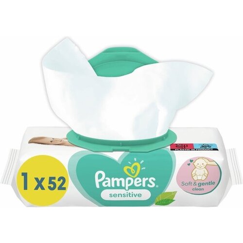 Pampers 5-Pack - Babydoekjes Sensitive 52st