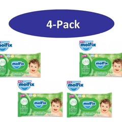 Molfix 4-Pack - Babydoekjes Fresh 60st