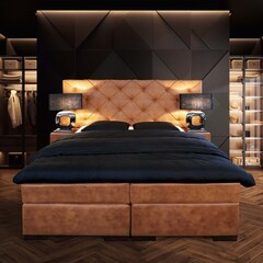 NoLizzz® Boxspring Milano Deluxe - MET COMFORT MATRASSEN POCKETVEREN HR-45.