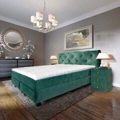 NoLizzz® Boxspring Milano - MET COMFORT MATRASSEN POCKETVEREN HR-45. - Copy