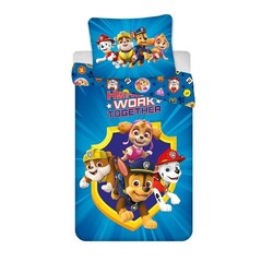 Paw Patrol Dekbedovertrek Work Together - Eenpersoons - 140 x 200 - Katoen