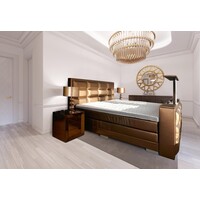 NoLizzz® Boxspring Chocolate - (Alleen showroom verkoop)