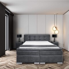 NoLizzz® Boxspring Amsterdam - MET COMFORT MATRASSEN POCKETVEREN HR-45.