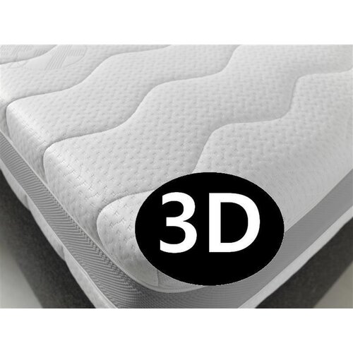 NoLizzz® 1-Persoons BAMBOO Matras - POCKET HYBRID 7 ZONE 25 CM - 3D - Gemiddeld ligcomfort