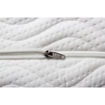 NoLizzz® Korter model -  1-Persoons BAMBOO Matras - MICROPOCKET HYBRID 7 ZONE 25 CM - 3D - Gemiddeld ligcomfort