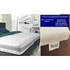 NoLizzz® Korter model - 1-Persoons BAMBOO matras - MICROPOCKET POLYETER SG30 7 ZONE 25 CM - 3D - Gemiddeld ligcomfort