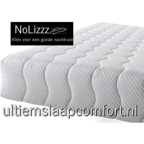 NoLizzz® Aloe Vera - Tweepersoons Matras - POCKET NASA Traagschuim 7 ZONE 21 CM