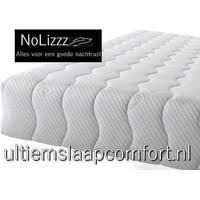 NoLizzz® Aloe Vera - Eenpersoons Matras -MICROPOCKET LATEX 7 ZONE 23 CM  - Gemiddeld ligcomfort