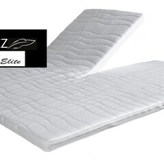 NoLizzz® SPLIT TOPPER Matras HR Koudschuim /NASA traagschuim 3D 10 CM - Gemiddeld ligcomfort