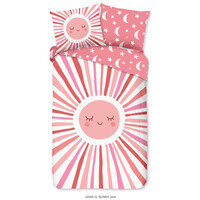 Good morning Dekbedovertrek Kids Sunny nr.32095 pink
