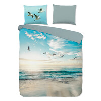 Good morning Dekbedovertrek Brisa nr.10096 aqua