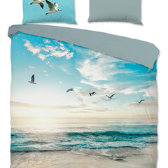 Good morning Dekbedovertrek Brisa nr.10096 aqua