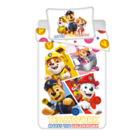 Paw Patrol BABY Dekbedovertrek, Teamwork - 135 x 100 cm - Katoen