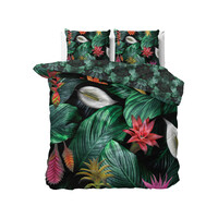 Dreamhouse Dekbedovertrek Cintia Groen - Katoensatijn