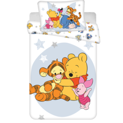 Disney Winnie the Pooh BABY Dekbedovertrek, Knuffel - 135 x 100 cm - Katoen