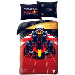 Red Bull Racing Dekbedovertrek - Eenpersoons - 140 x 200 cm / 70 x 90 cm - Katoen