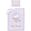 Unicorn BABY Dekbedovertrek, Have a Nice Day - 100 x 135 cm + 60 x 40 cm - Katoen
